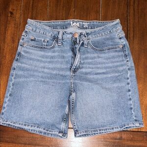 Lee Light Blue Denim Shorts